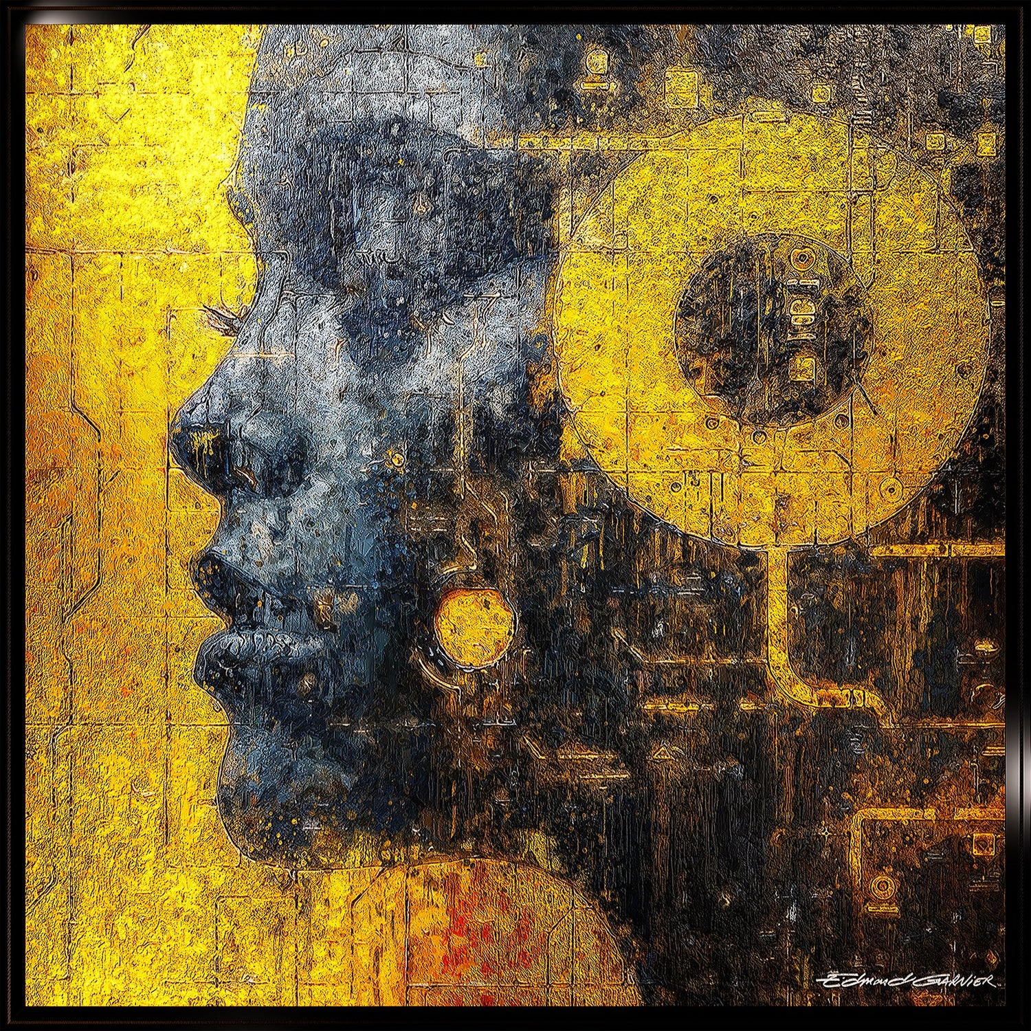 - BLACK AND GOLD - Classic Relief