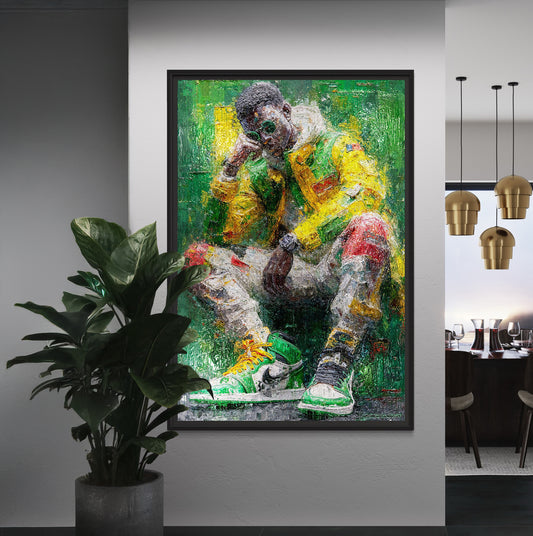 GREEN ALONE - Classic relief