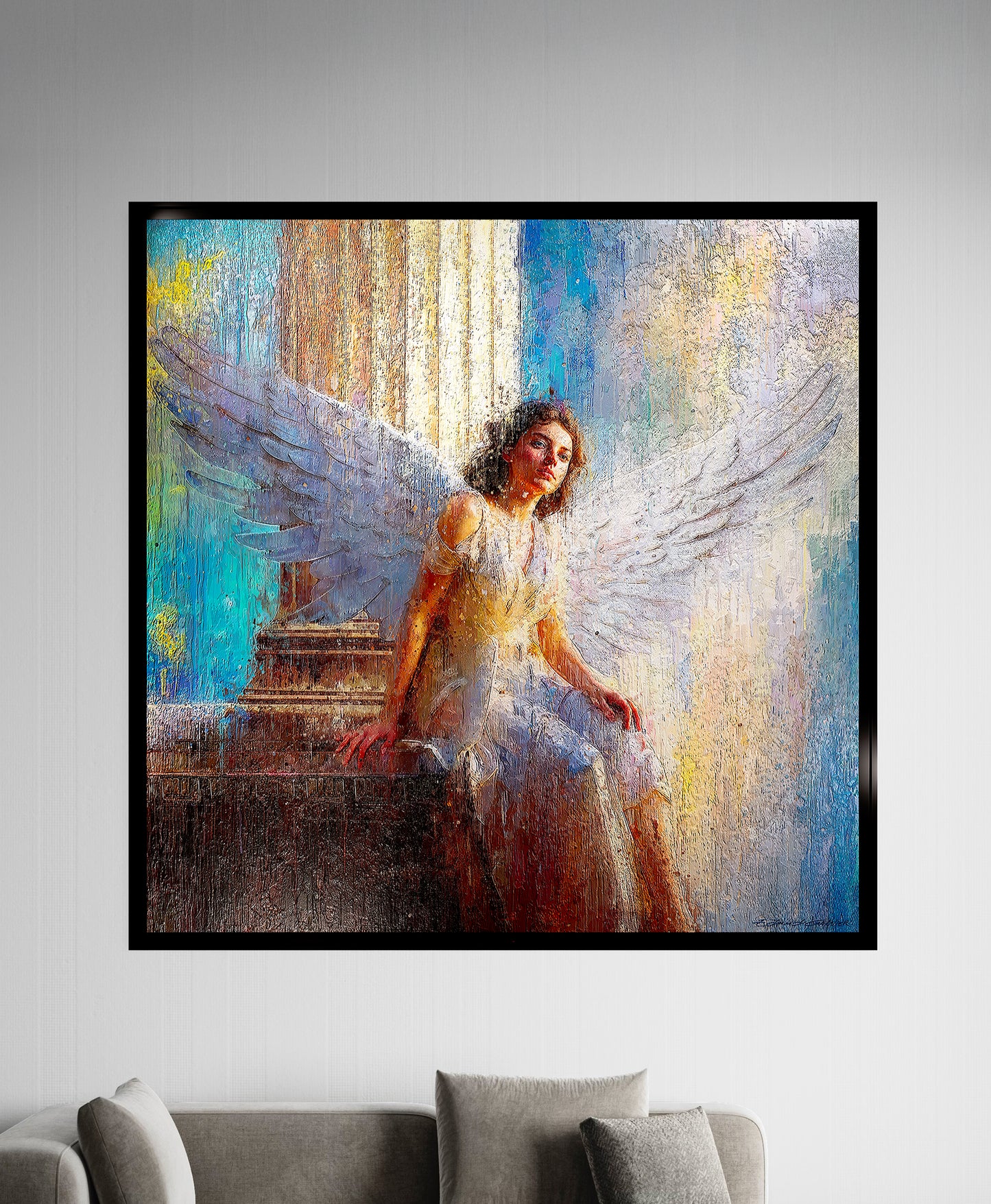 WAITING ANGEL - Prémium relief