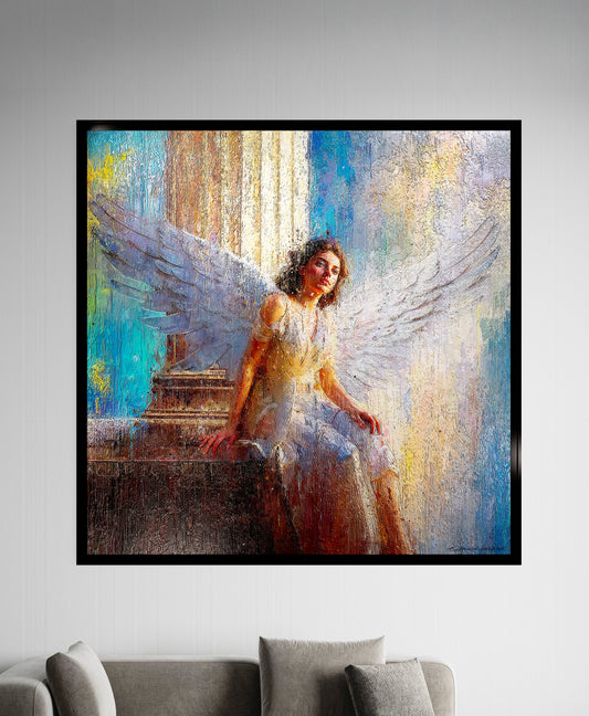 WAITING ANGEL - Prémium relief